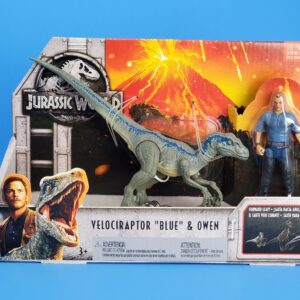 Jurassic World Mattel VELOCIRAPTOR "BLUE" & OWEN 2017