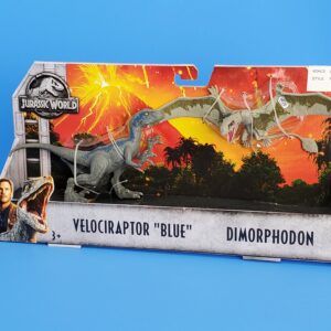 Jurassic World Mattel VELOCIRAPTOR "BLUE" & DIMORPHODON