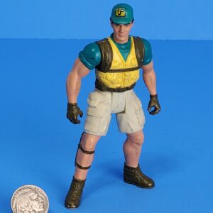 Jurassic Park Kenner NICK VAN OWEN 1997 with Hat
