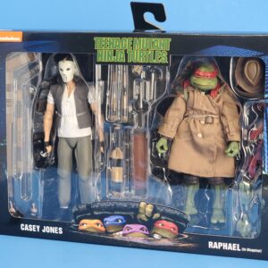 TMNT NECA Movie Raphael Ninja Turtles TMNT CASEY JONES 2-pack figure