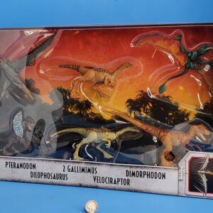 jurassic world mattel exclusive 6 dino pack