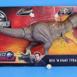 jurassic world mattel bite 'n fight tyrannosaurus rex