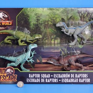 jurassic world mattel raptor squad