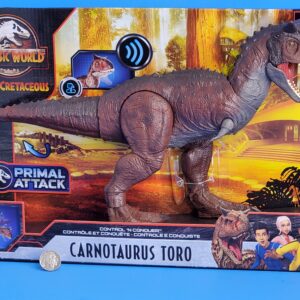 jurassic world mattel carnotaurus toro