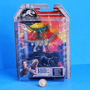 jurassic world mattel 3 mini dinos