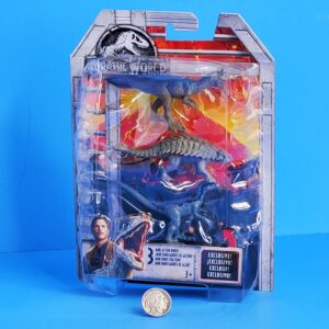 jurassic world mattel 3 mini dinos