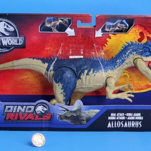 jurassic world mattel dino rivals allosaurus