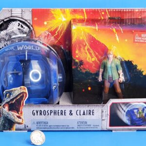 jurassic world mattel gyrosphere & claire