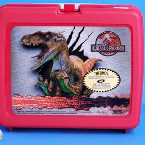 jurassic park 3 lunchbox with thermos