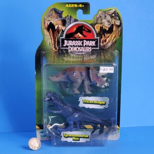 jurassic park hasbro triceratops and tyrannosaurus rex