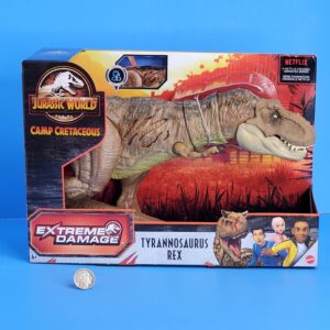 Jurassic world Mattel camp cretaceous extreme damage t-rex