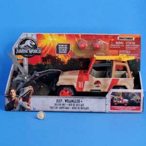 Jurassic World Mattel Jeep Wangler with rescue net