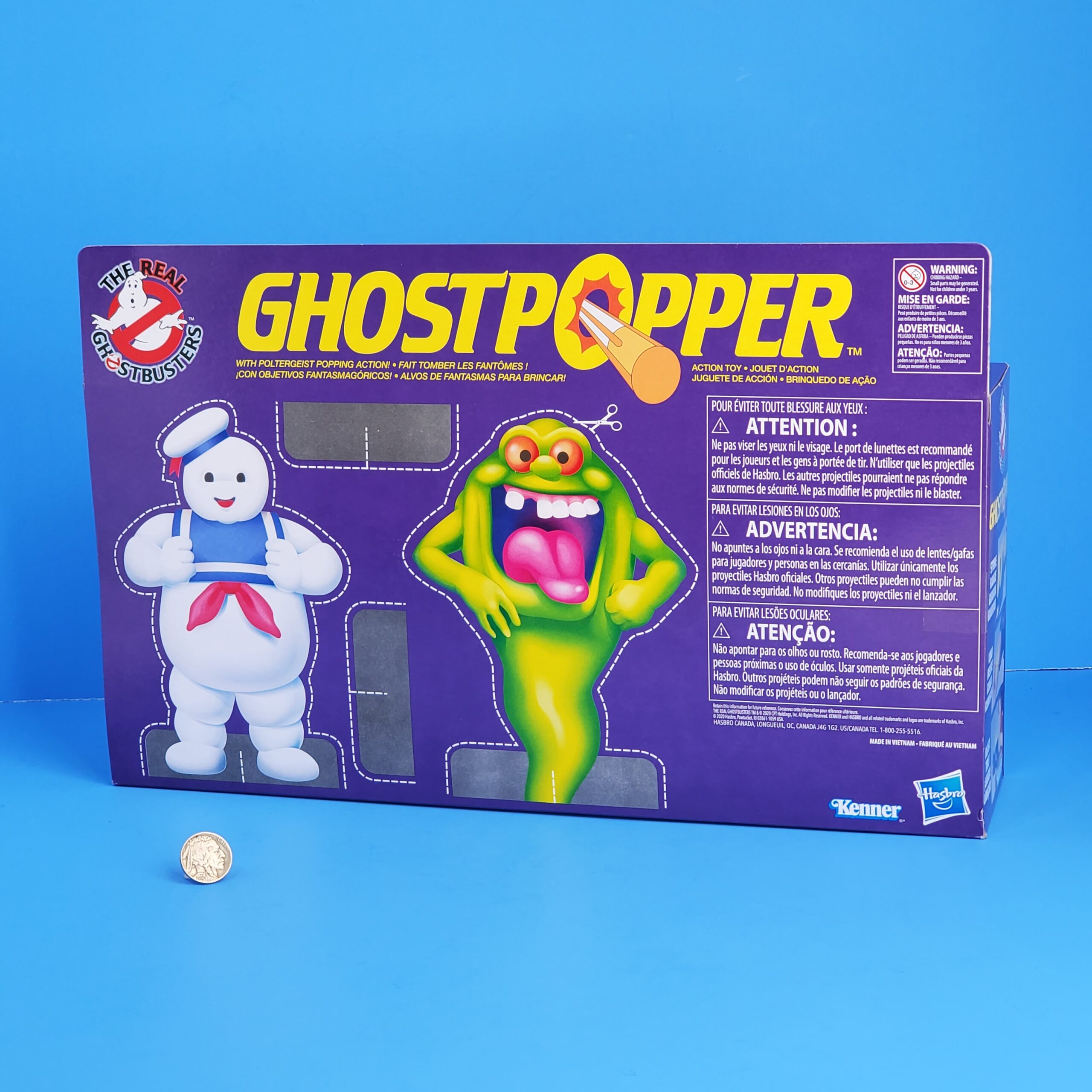 Ghostbusters Kenner Classics Ghostpopper Retro Blaster Action Toy con 6