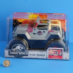 mattel jurassic world '93 jeep wrangler