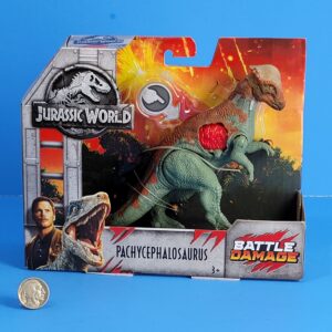 Jurassic World Battle Damage Mattel Pachycephalosaurus
