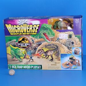 Kenner MicroVerse The Lost World Jurassic Park T-Rex Trap Micro Playset