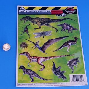 Mello Smello The Lost World Jurassic Park Expedition Magic Cling Stickers