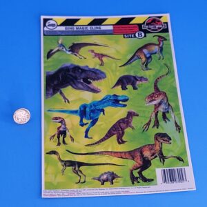 Mello Smello The Lost World Jurassic Park Dino Magic Cling Stickers