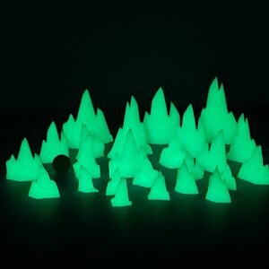 A ob toys 3d printed glow in the dark large sharp godzilla spikes 24 qty