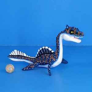 A OB Toys 3d printed plesiosaurus custom glow in the dark