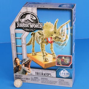 MATTEL JURASSIC WORLD STEM TRICERATOPS
