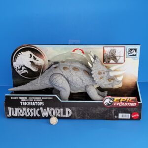 MATTEL JURASSIC WORLD EPIC EVOLUTION TRICERATOPS