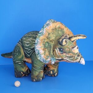Jurassic Park TRICERATOPS DINOSAUR PLUSH Ace Novelty 1992