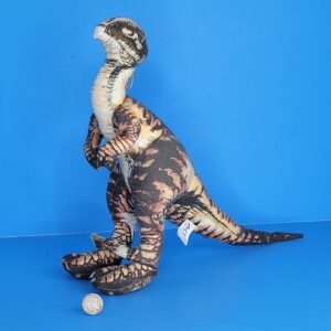 JURASSIC PARK Vintage 1992 Velociraptor Dinosaur Plush Stuffed Ace