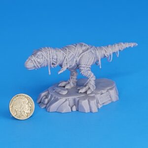 A OB TOYS 3D PRINTED MINI Resin mummy T-REX UNPAINTED CUSTOM