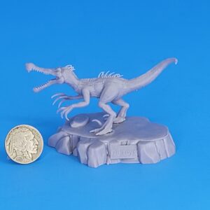 A OB TOYS 3D PRINTED MINI RESIN SARCO RAPTOR UNPAINTED CUSTOM
