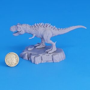 A OB TOYS 3D PRINTED MINI RESIN LEVEL 40 T-REX UNPAINTED CUSTOM