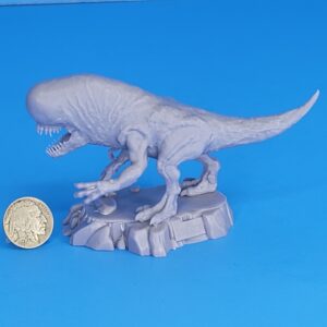 A OB TOYS 3D PRINTED MINI RESIN D-REX DINO UNPAINTED CUSTOM