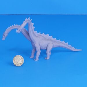 A OB Toys 3d printed COLOSSAL MINI RESIN DOUBLE HEADED DRAGON unpainted custom