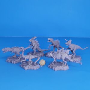 OB Toys 3d printed 6 MINI RESIN customs unpainted Made by OB Toys (MULTI-PACK)