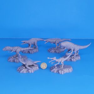 OB Toys 3d printed 6 MINI RESIN customs unpainted Made by OB Toys (MULTI-PACK #2)