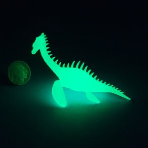A OB TOYS 3D PRINTED MINI RESIN SEA TURTLE DINO UNPAINTED GLOW IN THE DARK CUSTOM