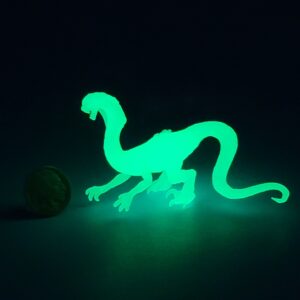 A OB TOYS 3D PRINTED MINI RESIN COBRA RAPTOR UNPAINTED GLOW IN THE DARK CUSTOM