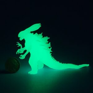 A OB Toys 3d printed MINI RESIN Queen Alien Godzilla UNPAINTED GLOW IN THE DARK custom
