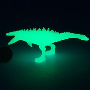 A OB TOYS 3D PRINTED MINI RESIN MOSASAURUS REX UNPAINTED GLOW IN THE DARK CUSTOM