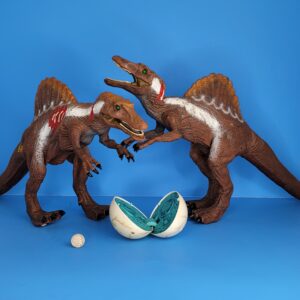 JURASSIC PARK 3 WOW-WEE 2001 HASBRO 2 REMOTE CONTROL SPINOSAURUS (RARE SET)